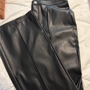 Faux leather pants / target brand
